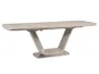 Стол обеденный SIGNAL ARMANI Ceramic, серый, 90x160 фото