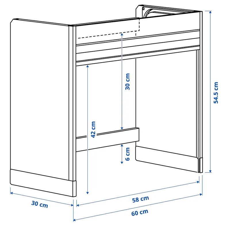 IKEA TITTEBO ТИТТЕБО, модуль для мелкой бытовой техники, черный, 60 см 205.502.75 фото №7