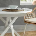 IKEA GRANSTORP ГРАНСТОРП, раздвижной стол, белый, 90 / 120x90 см 705.115.35 фото thumb №4