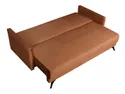 BRW тримісний диван Abril розкладний з ящиком для зберігання велюровий коричневий, Елемент 07 Коричневий / Елемент 06 Бежевий SO3-ABRIL-3DL-G1_BA429D фото thumb №6