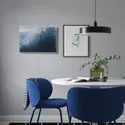 IKEA SYMFONISK СИМФОНІСК, панель для рамки-динаміка, Блакитне скло Мальме 005.847.52 фото thumb №3