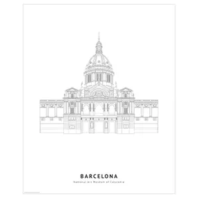 IKEA BILD БИЛЬД, постер, Национальный художественный музей Барселоны, 40x50 см 805.816.03 фото