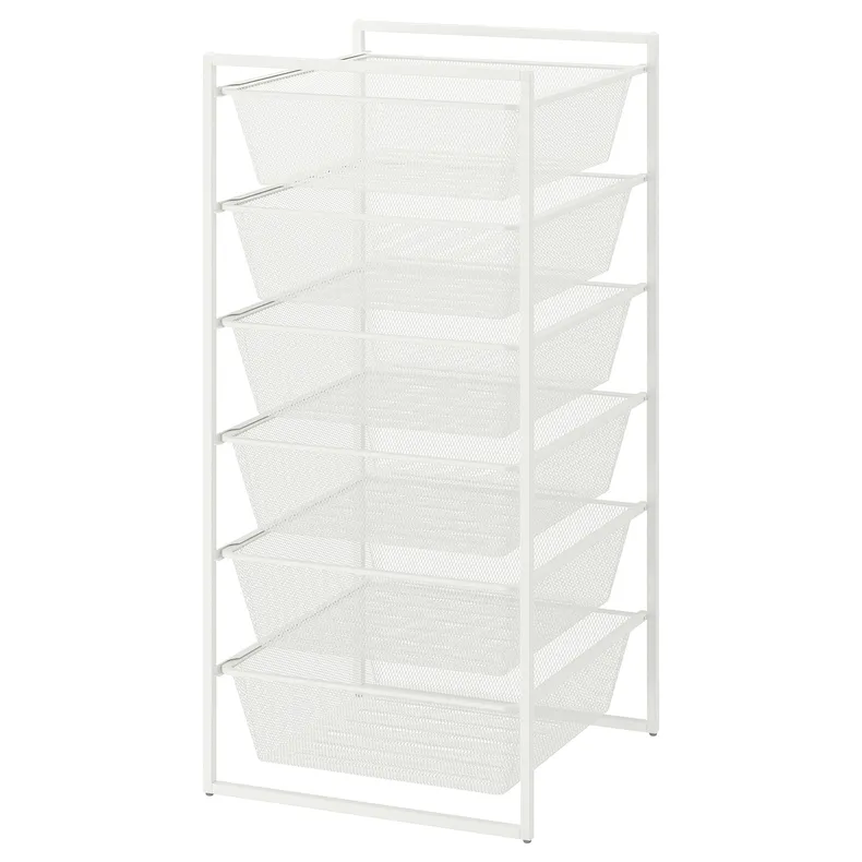 IKEA JONAXEL ЙОНАКСЕЛЬ, шафа, білий, 50x51x104 см 092.974.88 фото №1