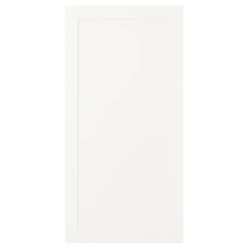 IKEA SANNIDAL САННИДАЛЬ, дверца с петлями, белый, 60x120 см 992.430.28 фото №1