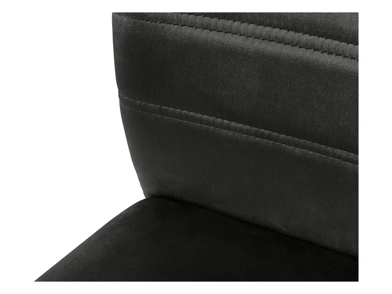BRW Кресло с велюровой обивкой Bex с ручкой черное, черный DUBLIN_BLACK_50 фото №5