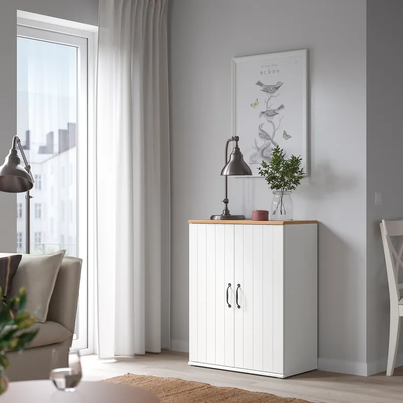 IKEA SKRUVBY СКРУВБЮ, шафа з дверцятами, білий, 70x90 см 205.035.47 фото №2