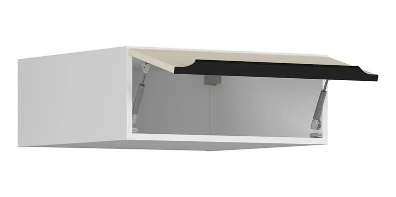 BRW Наклонный кухонный шкаф Sole L6 60 см магнолия жемчуг, альпийский белый/жемчуг магнолии FM_NO_60/23_O-BAL/MAPE фото №3