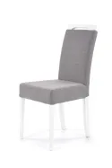 Кухонний стілець HALMAR білий/сірий фото thumb №1