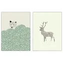 IKEA BILD БІЛЬД, постер, Дикі тварини, 30x40 см 104.361.34 фото thumb №1