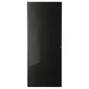 IKEA HÖGBO ХЕГБУ, скляні дверцята, чорний, 40x97 см 205.302.49 фото thumb №1