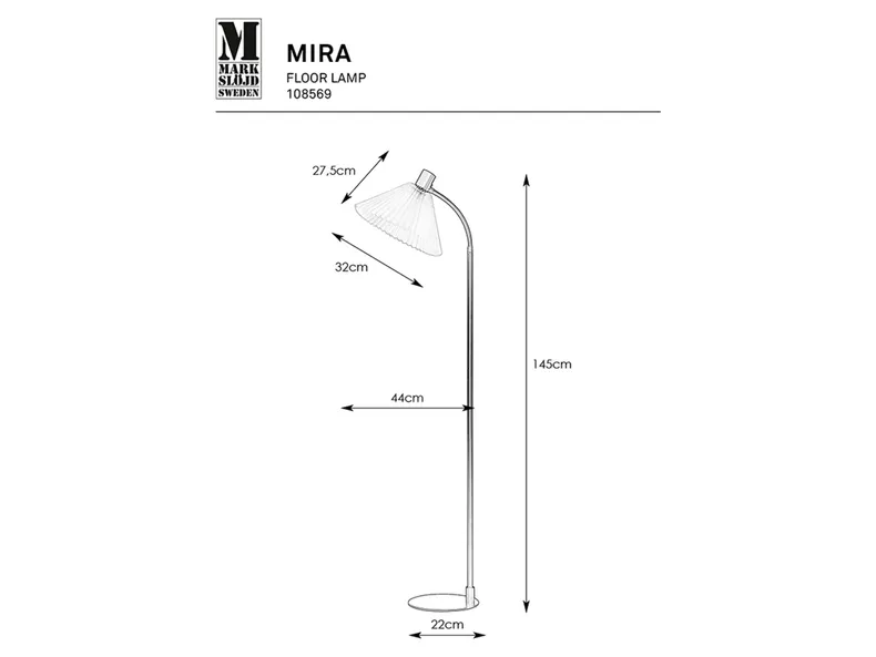 BRW Mira, торшер 089040 фото №5