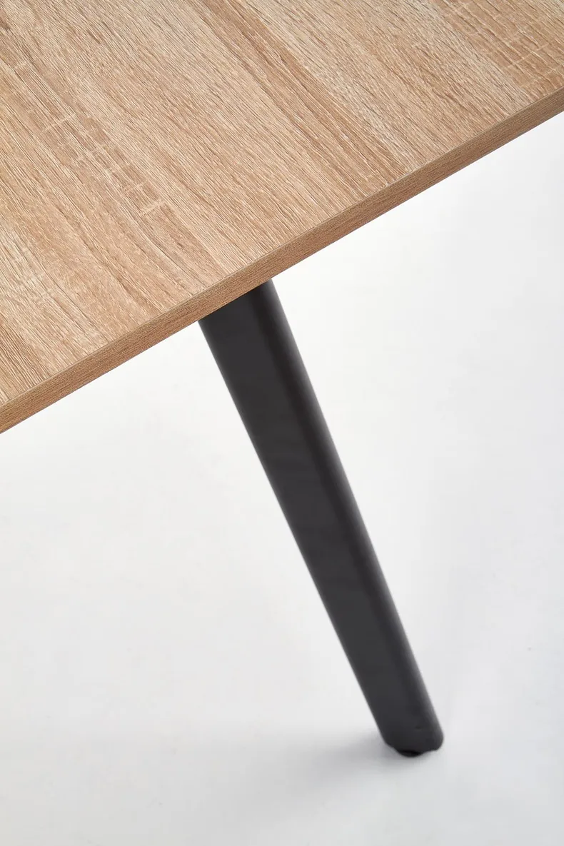 Кухонний стіл розкладний HALMAR ALBON 120-160x80 см дуб сонома / сірий фото №9