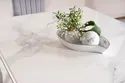 Стол обеденный SIGNAL PRINCE Ceramic, белый мрамор / хром 90x180 фото thumb №14