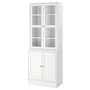 IKEA HAVSTA ХАВСТА, комбінація для зберіг зі склян двер, білий, 81x47x212 см 795.347.35 фото