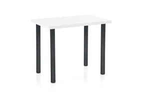 Кухонный стол HALMAR MODEX 2 90x60 см цвет столешницы - белый, ножки - черные фото
