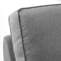 IKEA KIVIK КИВИК, угл диван, 6-местный диван+козетка, Тибблби бежевый / серый 794.404.83 фото thumb №6