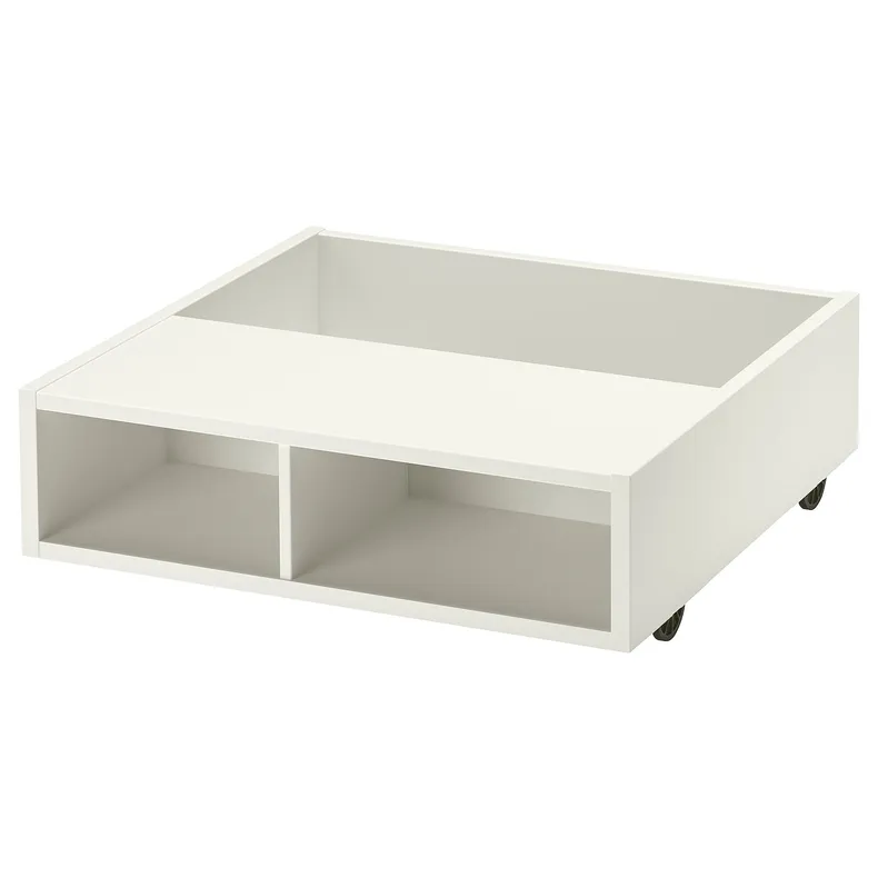 IKEA FREDVANG ФРЕДВАНГ, подкроватный модуль / выдвижная тумба, белый, 59x56 см 104.936.38 фото №1