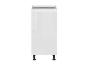 BRW Правосторонний кухонный шкаф Sole 40 см белый глянец, альпийский белый/глянцевый белый FH_D_40/82_P-BAL/BIP фото