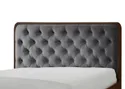 Ліжко двоспальне HALMAR CASSIDY 160x200 см сіре фото thumb №7