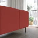 IKEA LILLEHEM ЛІЛЛЕХЕМ, модульний кутовий диван, 2-місний, ГУННАРЕД/коричнево-червоний деревина 995.362.91 фото thumb №3