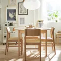 IKEA SKANSNÄS СКАНСНЕС, розкладний стіл, світлий бук / шпон, 115 / 170 см 305.632.20 фото thumb №2
