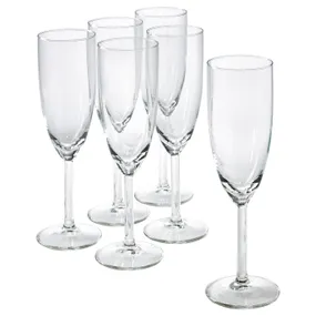 IKEA SVALKA СВАЛЬК, бокал для шампанского, прозрачное стекло, 21 сл 500.151.22 фото