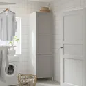 IKEA ENHET ЕНХЕТ, шафа, біла / сіра рамка, 60x62x210 см 194.355.78 фото thumb №2