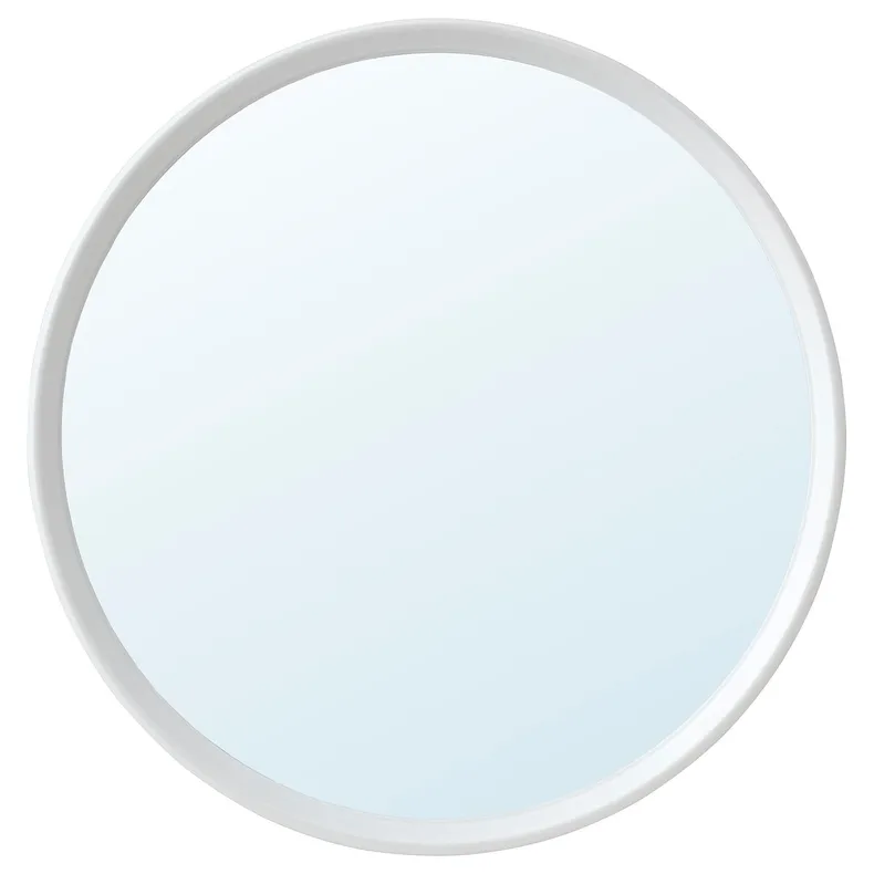 IKEA HÄNGIG ХЕНГІГ, дзеркало, білий/круглої форми, 26 см 704.461.54 фото №1