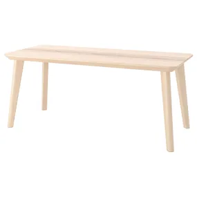 IKEA LISABO ЛИСАБО, журнальный стол, ясеневый шпон, 118x50 см 702.976.58 фото