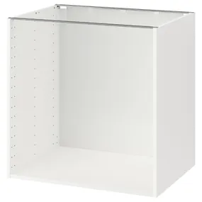 IKEA METOD МЕТОД, каркас підлоговї шафи, білий, 80x60x80 см 102.056.33 фото