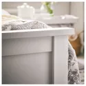IKEA HEMNES ХЕМНЭС, каркас кровати с матрасом, белое пятно / Валевог средней твердости, 120x200 см 395.419.69 фото thumb №7
