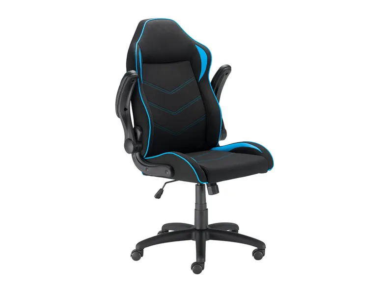 BRW Hacker, Игровое кресло черно-синего цвета, синий/черный OBR-HACKER-CZARNO_NIEBIESKI фото №3