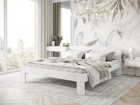 Двуспальная кровать HALMAR MATILDA 160 160х200 см, белая фото