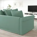 IKEA GRÖNLID ГРЁНЛИД, 3-местный диван с козеткой, Люнген светло-зеленый 294.088.43 фото thumb №3