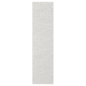 IKEA MISTUDDEN МИСТУДДЕН, дверца с петлями, серый/узор, 50x195 см 495.530.56 фото
