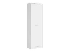 BRW Книжный шкаф Nepo Plus 60 см с дверцей белый, белый REG1D-BI фото