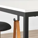 IKEA TROTTEN ТРОТТЕН, стіл, білий / антрацит, 80x80 см 494.296.08 фото thumb №2