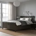 IKEA IDANÄS ІДАНЕС, каркас ліжка з відділ д / зберігання, темно-коричневий морилка, 160x200 см 904.588.67 фото thumb №3