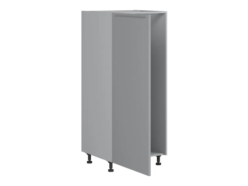 BRW Кухонный шкаф для встроенного холодильника Iris 60 см левый ferro, гренола серый/ферро FB_DL_60/143_L-SZG/FER фото №3