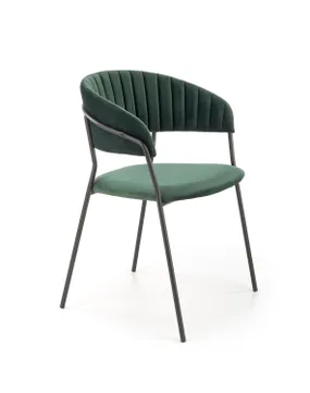 Кухонний стілець HALMAR K426 темно-зелений фото