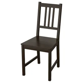 IKEA STEFAN СТЕФАН, стул, коричнево-чёрный 002.110.88 фото