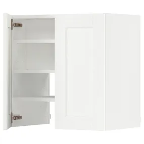IKEA METOD МЕТОД, настінн шаф д / витяжки з полиц / дверц, білий Енкопінг / білий імітація дерева, 60x60 см 095.052.46 фото