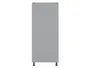 BRW Кухонный шкаф для встроенного холодильника Iris 60 см правый ferro, гренола серый/ферро FB_DL_60/143_P-SZG/FER фото