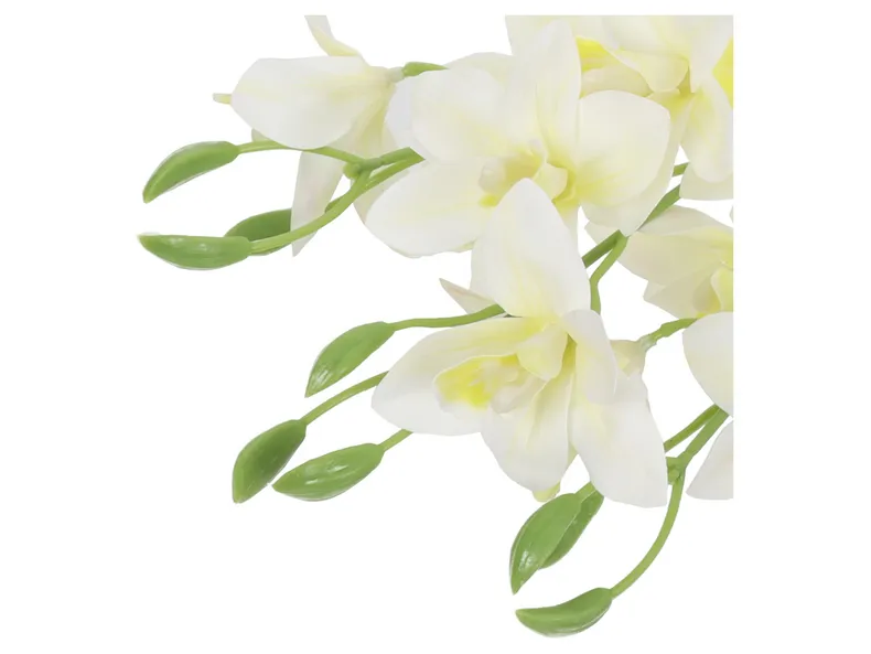 BRW букет орхідей 40 см 3 шт білий 090912 фото №2