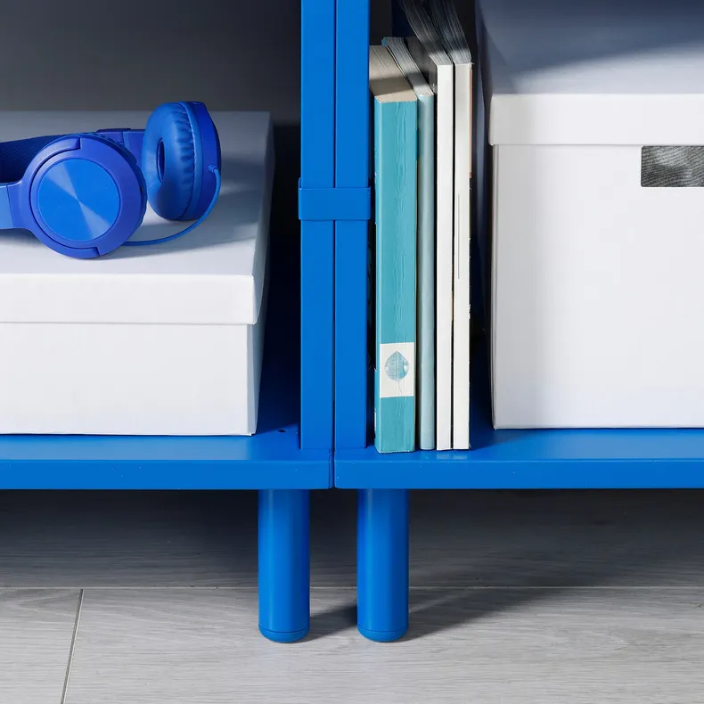 IKEA LÄTTHET ЛЭТТХЕТ, ножка, синий / металл, 11 см 205.596.38 фото №4