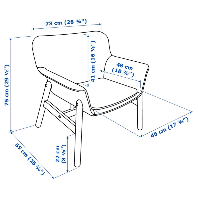 IKEA VEDBO ВЕДБУ, крісло, Гарматний світло-зелений 205.522.22 фото №8