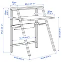 IKEA MITTPLAN МІТТПЛАН, письмовий стіл, білий, 80x60 см 105.494.28 фото thumb №6