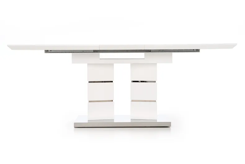 Обідній стіл розкладний HALMAR LORD 160-200x90 см, білий фото №8