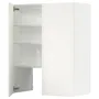 IKEA METOD МЕТОД, навесной шкаф д / вытяжки / полка / дверь, белый / Вальстена белый, 80x100 см 095.073.06 фото