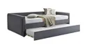 Ліжко односпальне SIGNAL Elmo 120x200 см, сірий фото thumb №1